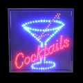 LED Cocktails Sign
